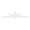 Ekena Millwork Kennewick Architectural Grade PVC Gable Bracket, 96"W x 20"H x 2"D x 6"F, 5/12 Pitch GBP096X20X0206KEN00 - alternate 5